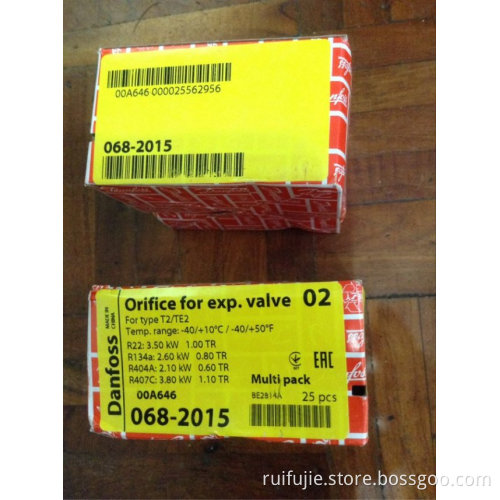 Danfoss Thermostatic Expansion Valves No. 2 Orifice